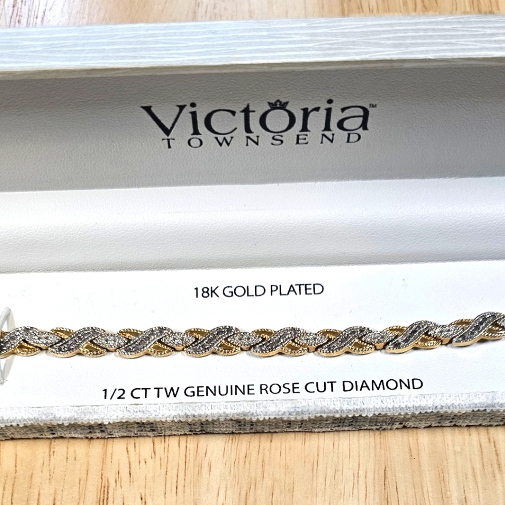 ✨️Diamond 18K Gold Plated Bracelet